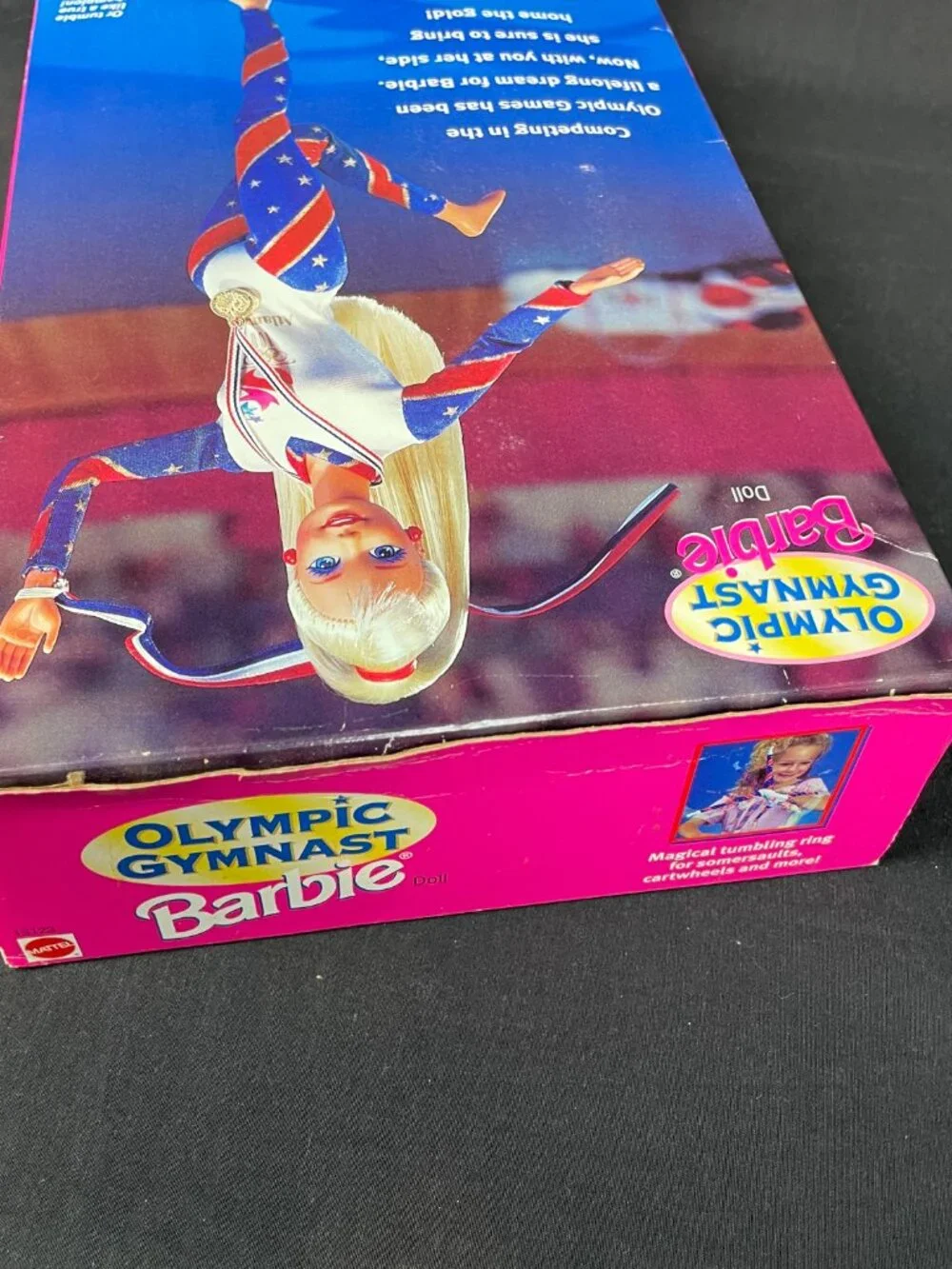 1995 Mattel Olympic Gymnast Barbie Doll Atlanta Games Special Edition